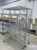 (2) Castered Metro Style Racks