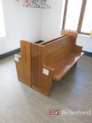 (2) Wood Church Pews