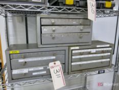 (3) Huot Multi-Drawer Drill Storage Bins w/ Contents