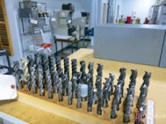 Lot of Carbide End Mills w/ Stand