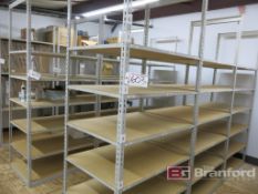 (10) Sections of Medium Duty Clip Together Industrial Racking