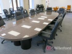 Approx. 14' x 5' Marble Top Conference Room