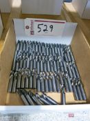 Large Lot of Carbide End Mills
