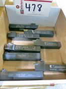 Lot of Ultra-Dex, Ketametal & Toolflow Grooving Bars