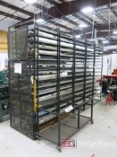 Raw Material Rack, Raw Material Cart; w/ Contents