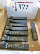 Lot of Ultra-Dex & Bar-Dex Carbide Insert Grooving Bars