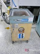 Hutson Model 2016BB, Burr Bench Castered Deburring Machine