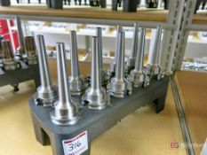 (10) Heat Sync High Speed Balanced Cat 40 Taper Tool Holders