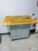 Large Lot of Keyway Cutters w/ Table