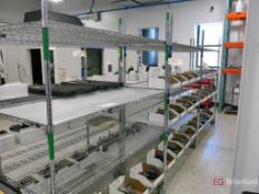 (3) Castered Metro Style Wire Racks