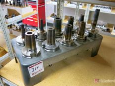 (10) Heat Sync High Speed Balanced Cat 40 Taper Tool Holders