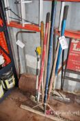 Yard Roller, Landscape Loom Rakes, Hoe, Brush