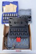 Box Lot of Snap-On MSKM10 Kit, Extractor Kit, Irwin 53227 Multi-Spline Extraction Set