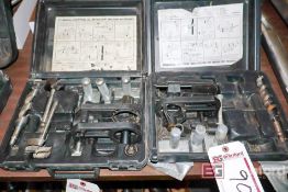 (2) Porter Cable Lock Boring Jig Sets