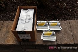 (2) First Aid Kits, (2) Warning Signs, (3) LuMax Shovel Brackets