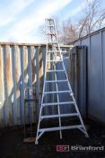 (1) 12 Step Pruning Ladder, (1) Hand Truck