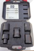Powerbuilt Kit 11 Model 648636 Spindle Nut Socket Set