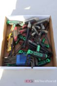 Box Lot of Allen Wrenches & T-Head Allens