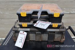 (3) Small Toolboxes w/ Contents