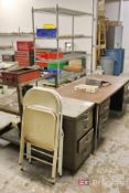 Assorted Desk/Cabinet/Metro Rack/Cart