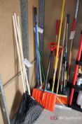 Razorback Shovels, Brooms, Rakes, Pole Pruners, All New