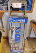 (1) Werner 225lb Project Platform / Ladder, (1) 4-Foot Folding Ladder