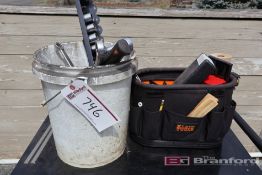 Klein Tool Bag & 5-Gallon Bucket w/ Tools