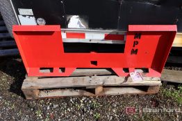 Custom Bobcat / Kubota Yard Trailer Hitch Attachment