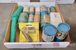 Lot Box of Various Jancy Engineering & SFK End Mills & Twist Drills