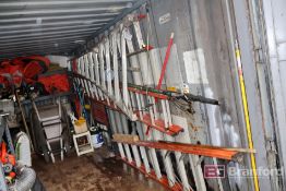 (4) Assorted Ladders, (3) Pole Saws