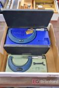 Assorted Moore & Wright Micrometers