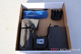 Box Lot of Files, Tape Measure, Pittsburg Punch & Chisel Set