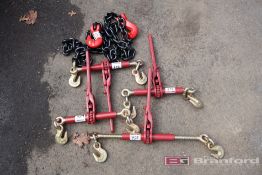 (1) Heavy Chain w/ Hooks, (4) Binders