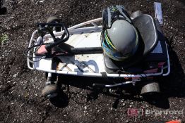 Razor GFD Fury Go Cart w/ Polaris Helmet