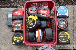 Box Lot of Tape Measures
