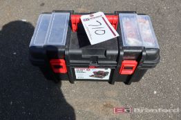 Hyper Tough 19-Inch Toolbox w/ Pluming Tools & Supplies