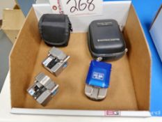 Lot of (2) Model OFC15 Fiber Cleavers, (1) Sumitomo Electric Model FC-8R-FC Handi Fiber Cleaver