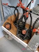 Lot of (2) 6 Clamp Solder Clamping Stands