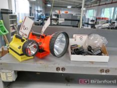 Lot of (2) Stream Light Lite Box Heavy Duty Cordless Flashlights, Never Put in Service