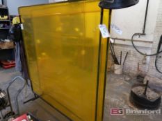 Lot of (2) Singer Safety Welding Curtains