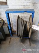 Hydraulic Hose Reel w/ Hydraulic Male and Female Fittings