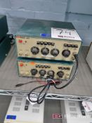 Lot of (2) Krohn Hite Model 4400A Ultra Lower Distortion Oscillator
