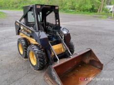New Holland LX465 Skid Steer Loader, S/N 9704, Newer 10-16.5 Tires, 8,089-Hours, w/ Bucket