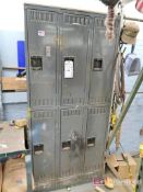 3 over 3 Section of Lockers