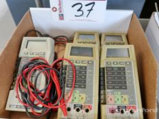 Lot of (5) Fluke Model 8060A True RMS Multimeters