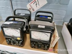 Lot of (4) Simpson Model 260 Series 8 Volt-Ohm Milliammeters