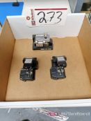 Lot of (2) Fujikura Model CT-30 Fiber Cleavers, (1) Fujikura Precision Fiber Cleaver