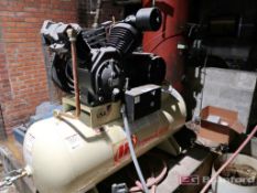 Ingersoll Rand 15 HP Model 7100E15-V Air Compressor, Max Pressure 175 PSI w/ (1) 120 Gallon Horiz.