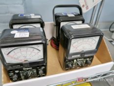 Lot of (4) Simpson Model 260 Series 8 Volt-Ohm Milliammeters