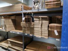 (4) Sections of Clip Together Heavy Duty Racking w/ Contents to Include: Various Sized Corrugated